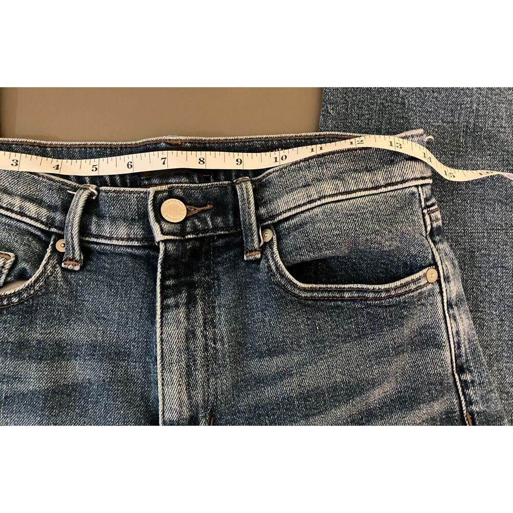 Banana Republic high rise straight leg medium wash jeans - Picture 8 of 12